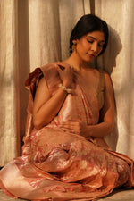 Mrinalika (Pastel Kadwa Zari Katan)