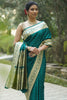 Harinika (Rama Green Zari Booti Saree)
