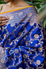 Neelambari (Royal Blue Bel Boota Saree)
