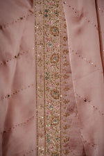 Padmalekha (Baby Pink Zardozi Mushru Saree)