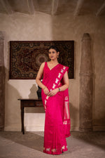 Nandivallari (Pure Katan Silk Pichwai Border Saree)