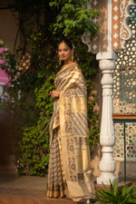 Swarnaabha (Gold Resham Jamdani Kora Saree)
