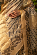 Swarnaabha (Gold Resham Jamdani Kora Saree)