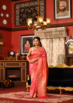 Kamalashri (Two-Tone Meenakari Jangla Saree)