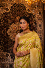 Haripriya (Mehndi Meenakari Jangla Saree)