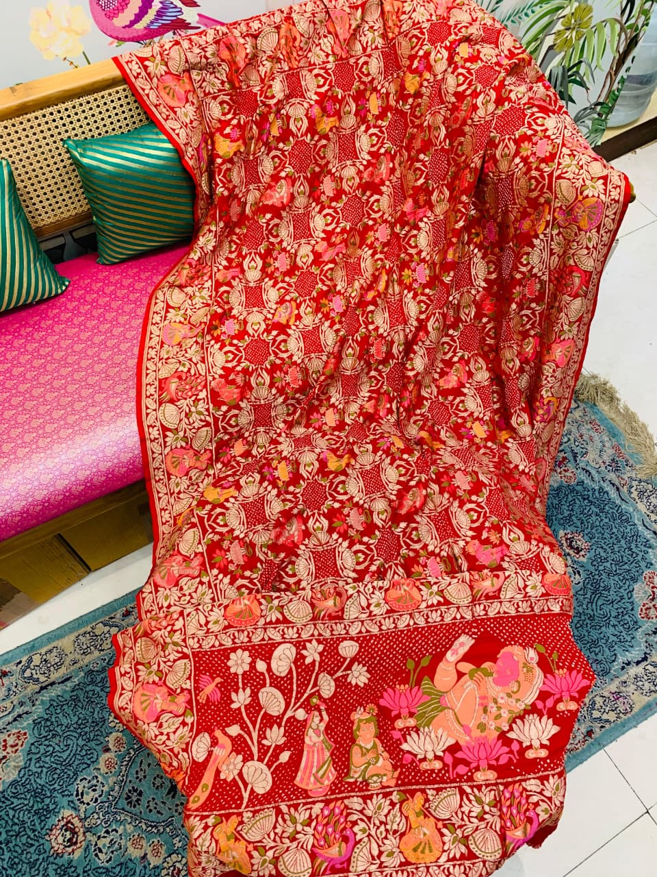 Parijanya (Bandhani Gharchola Pathani Dupatta)