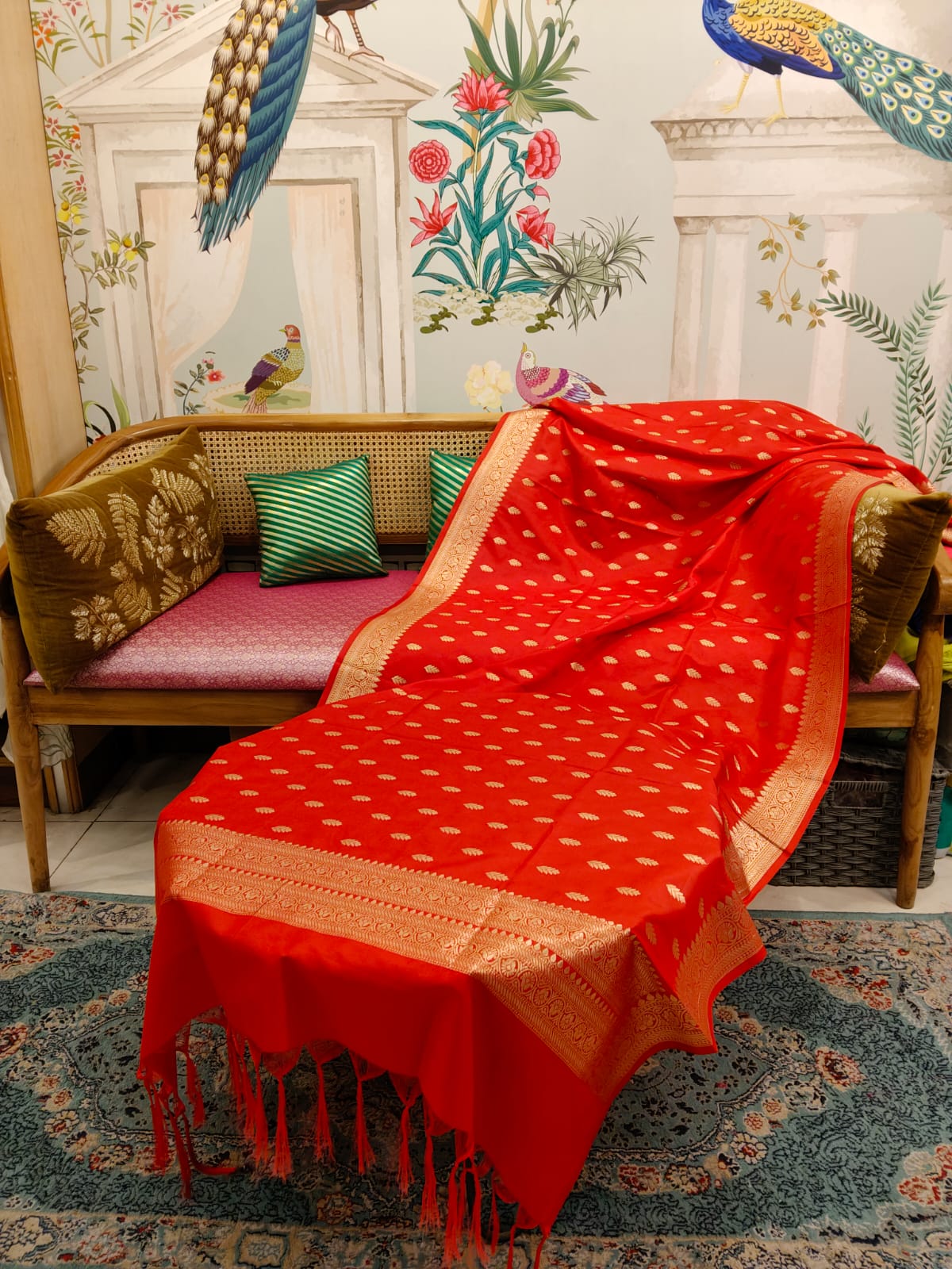 Anvitha (Heritage Katan Silk Dupatta)