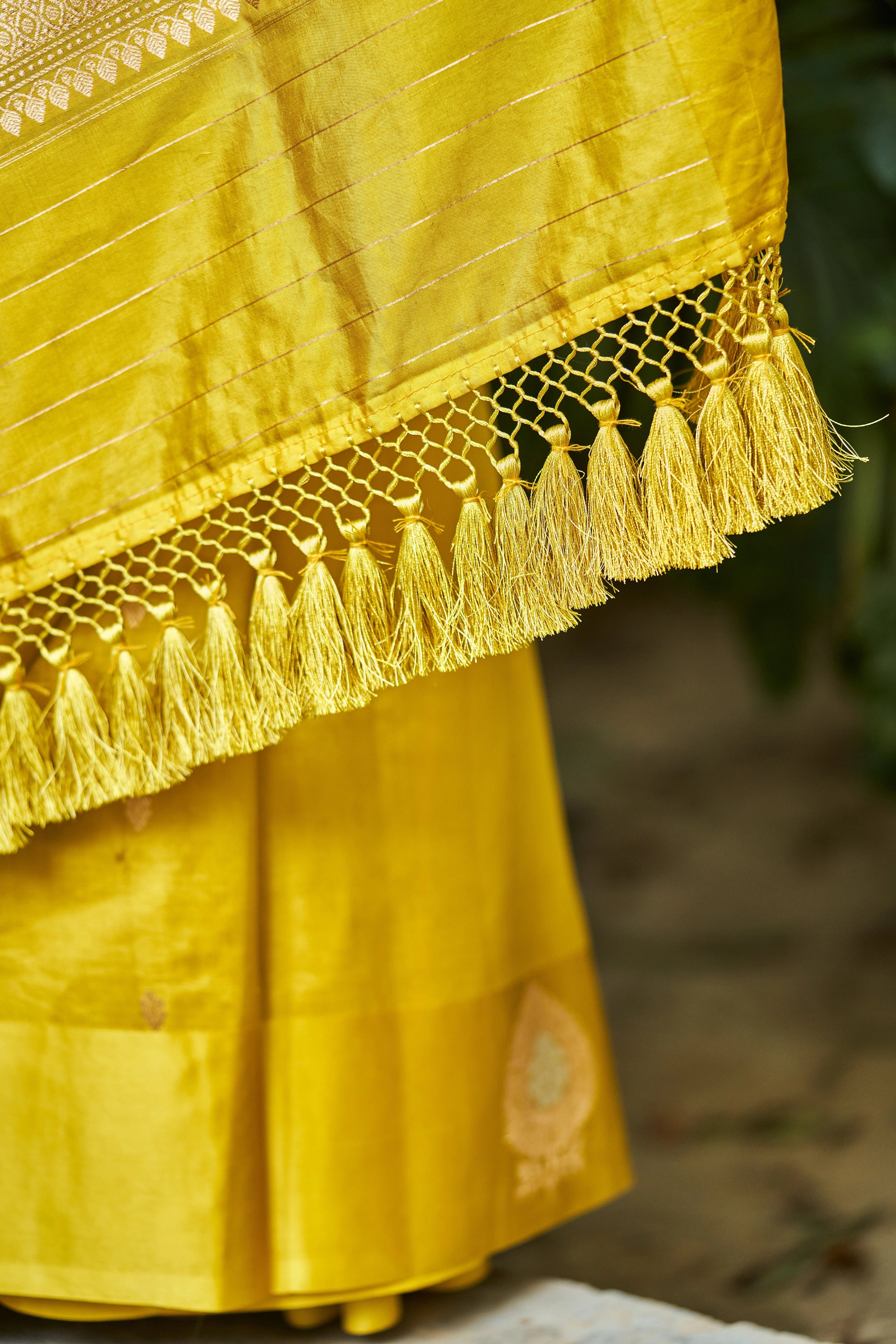 Juhi Soft Drape Banarasi Silk Saree with Traditional Border