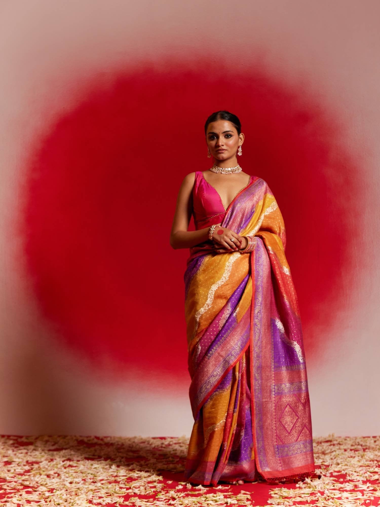 Anwesha (Tussar Georgette Rangkat Saree)