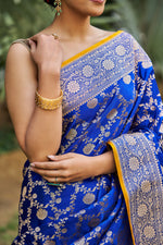 Neelambari (Royal Blue Bel Boota Saree)