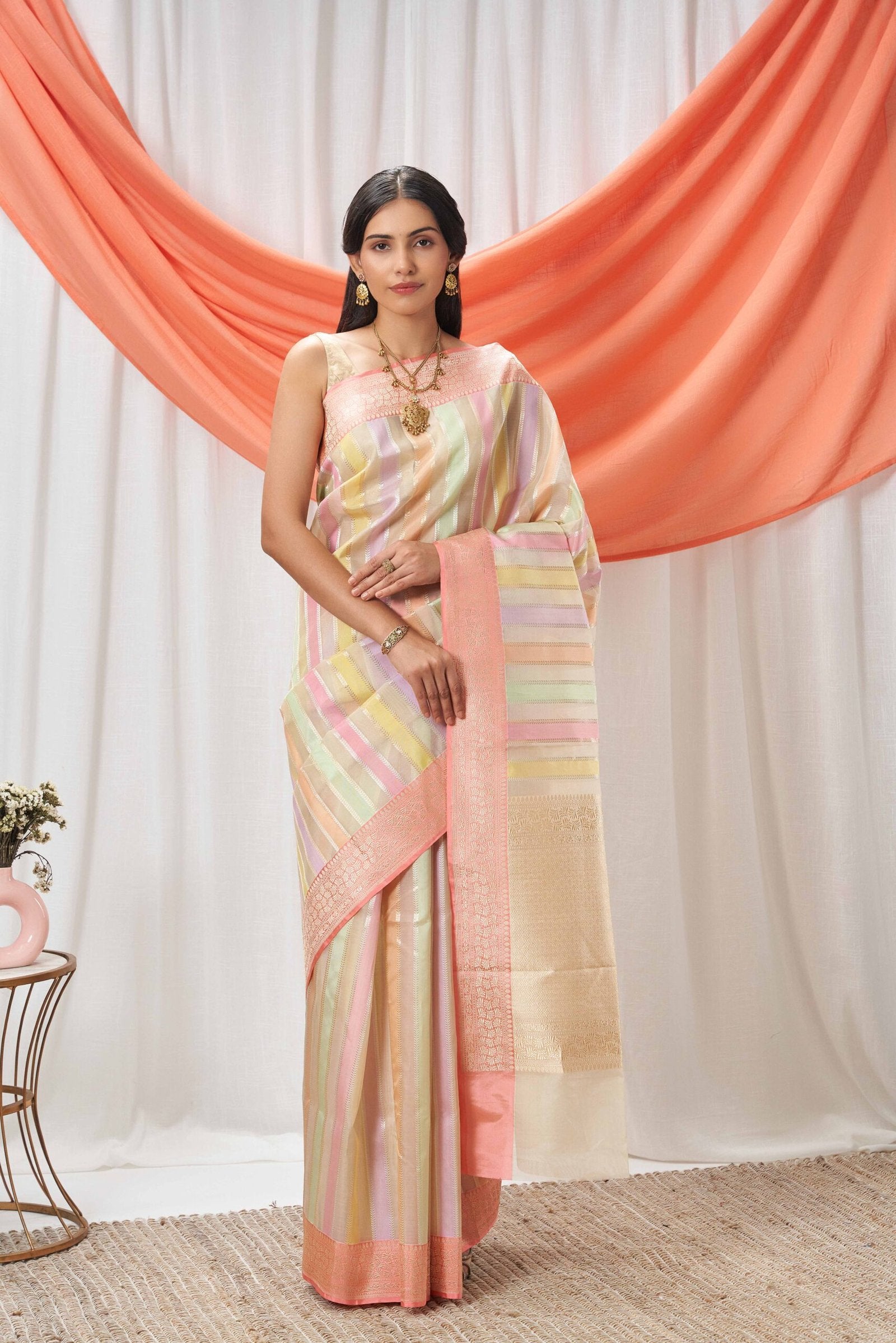 Kora Rangkat Saree