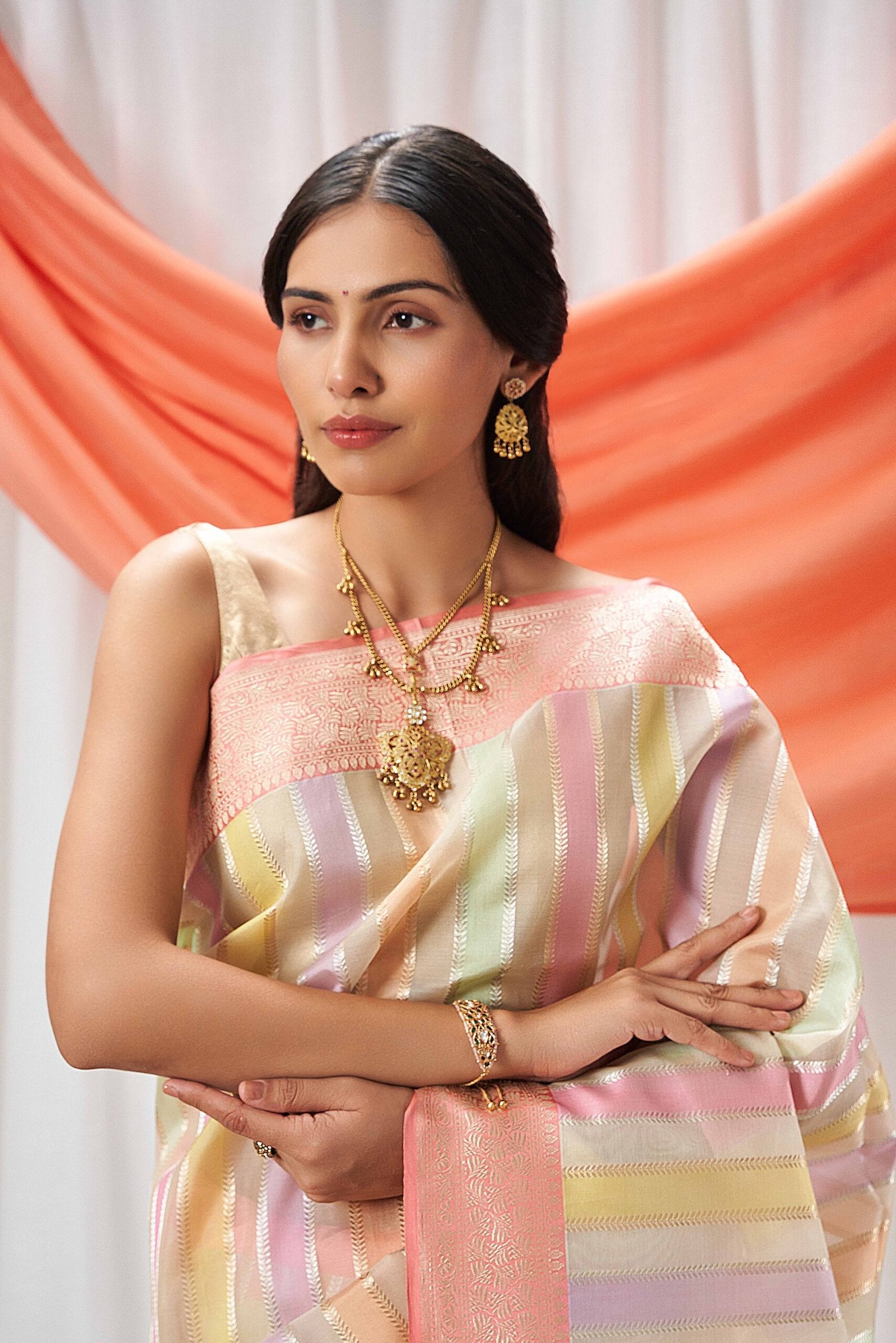 Kora Rangkat Saree