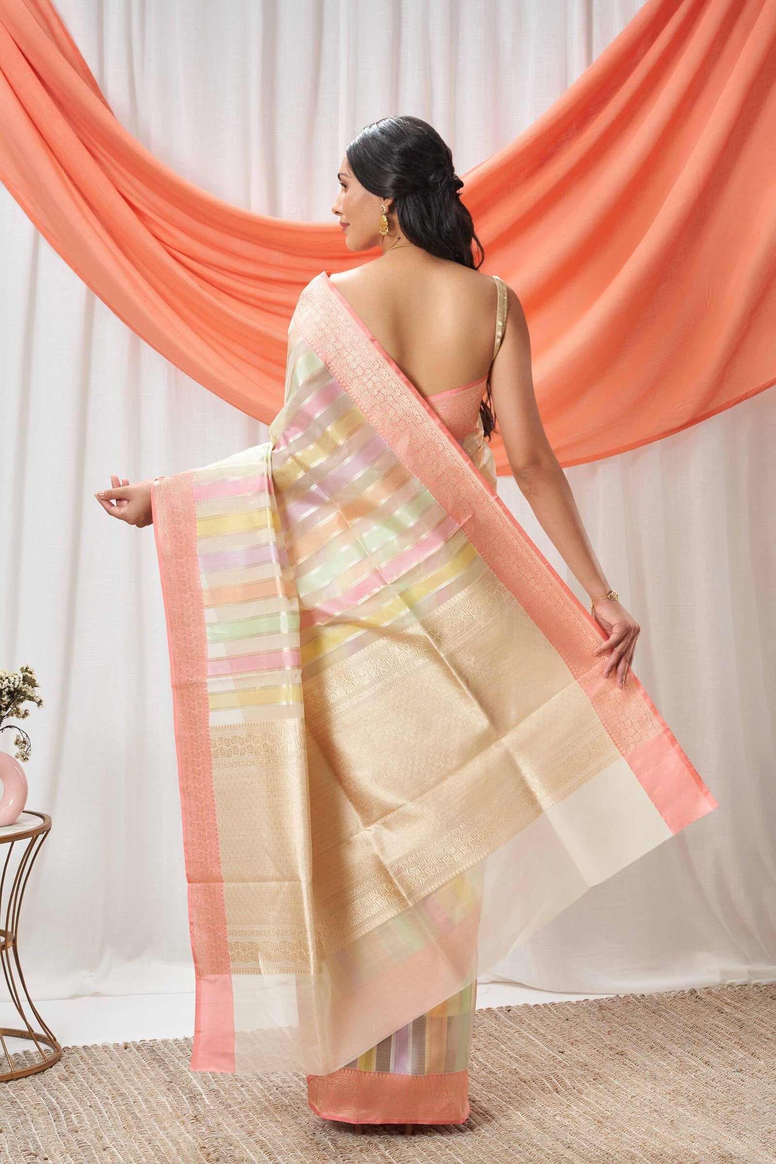 Kora Rangkat Saree