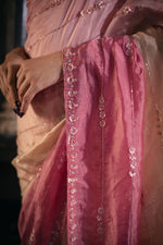 Indulekha (Ombre Pink Sequin Organza Saree)
