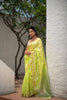 Haritpriya (Neon Green Ek Nalli Boota Chanderi Saree)