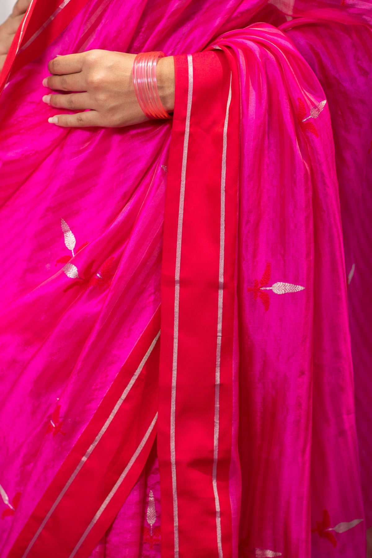 Shrivara (Rani Kadwa Chanderi Saree)