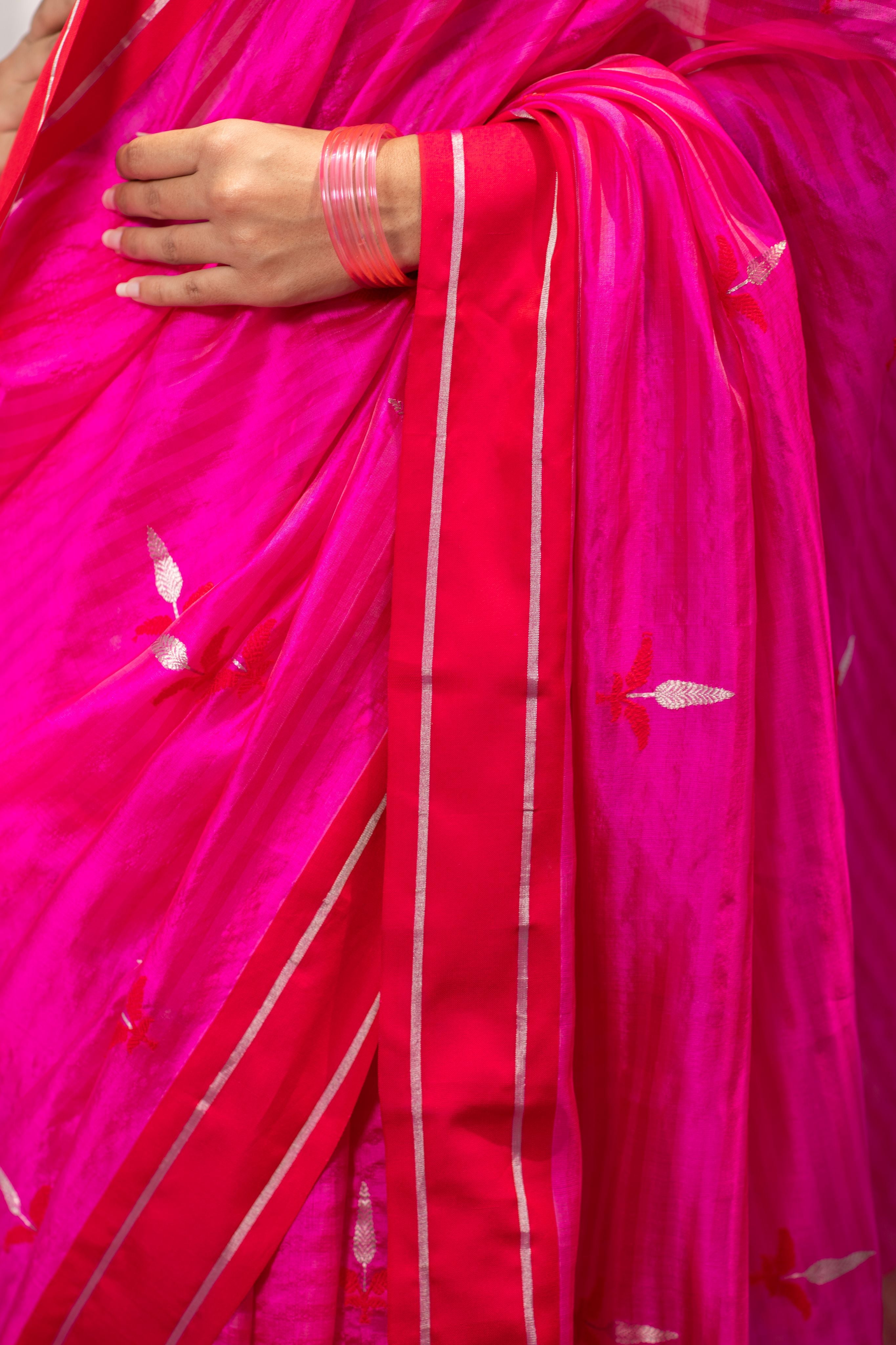 Shrivara (Rani Kadwa Chanderi Saree)