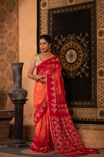 Padmaraga (Festive Bandhani Gaji Saree)