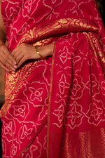 Shriyaanshi (Moonga Tussar Bandhini Banarasi Saree)