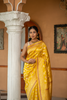 Hemadyuti (Golden Jangla Katan Silk Saree)