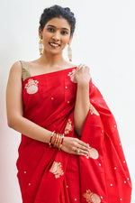 Raktapriya (Regal Red Kadwa Katan Saree)