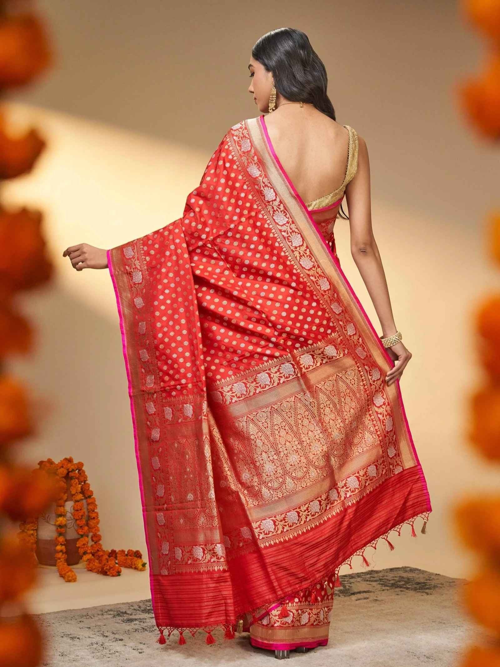 Kalyani (Kadwa Bootiedar Jangla Silk Saree)