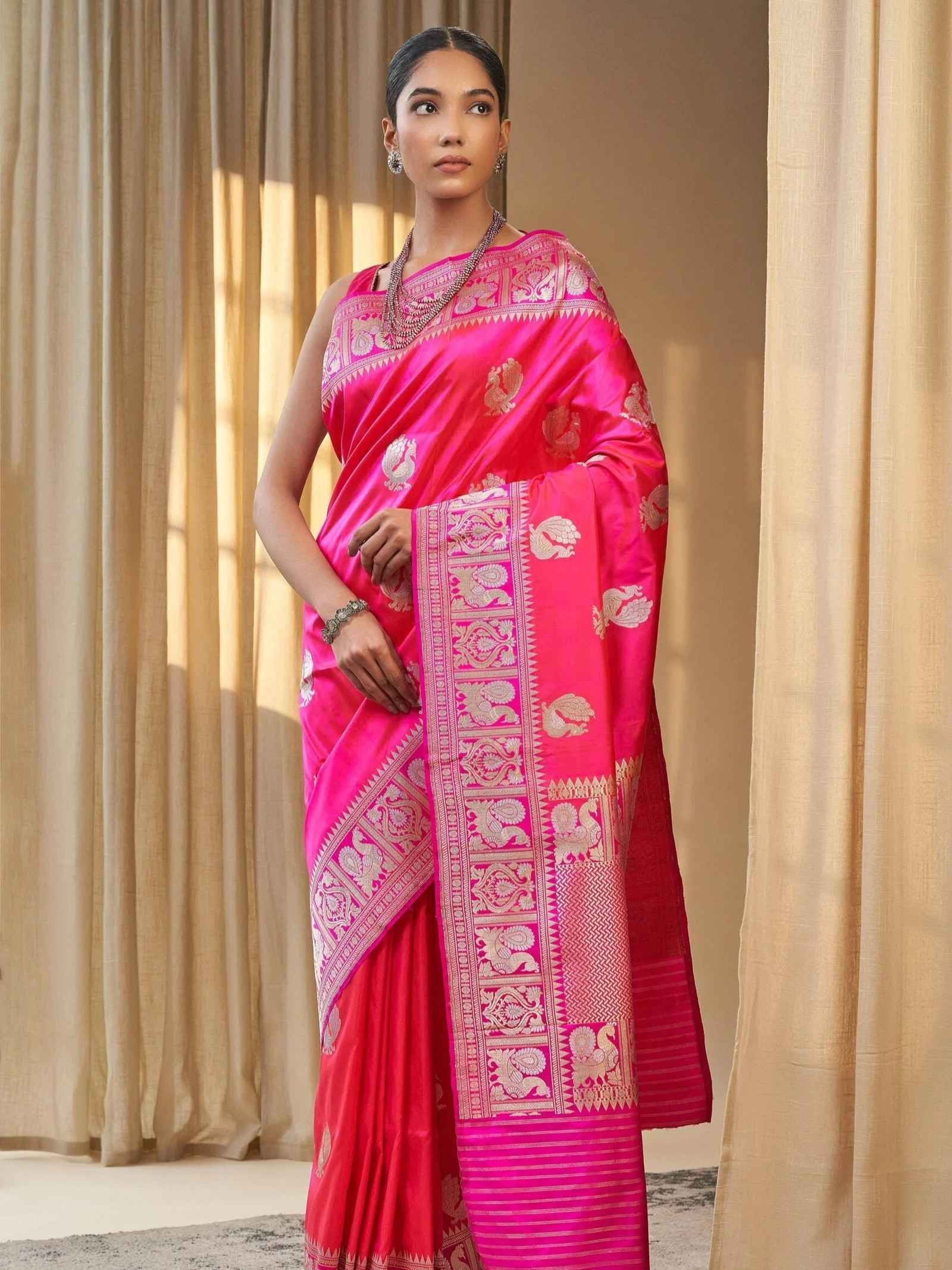 Siraaya (Elegant Kanjivaram Moor Boota Saree)