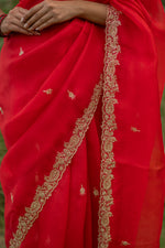 Suvarnangi (Golden Pita Organza Saree)