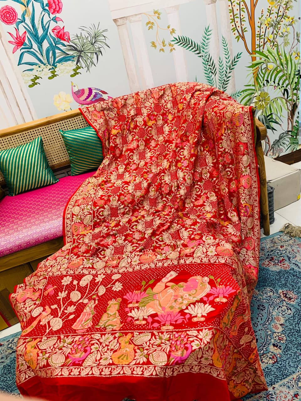 Parijanya (Bandhani Gharchola Pathani Dupatta)