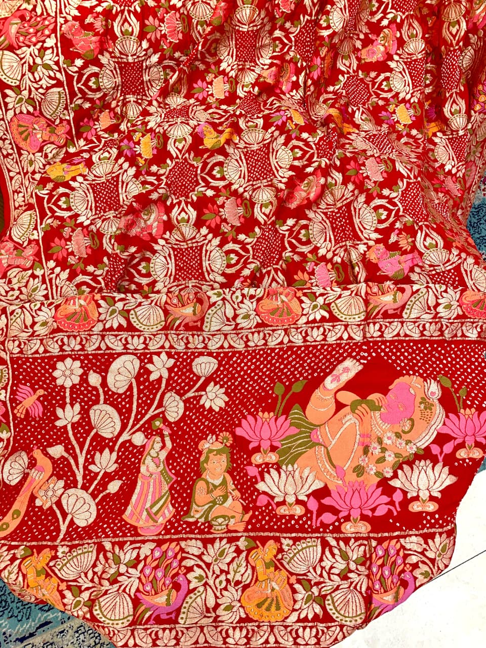 Parijanya (Bandhani Gharchola Pathani Dupatta)
