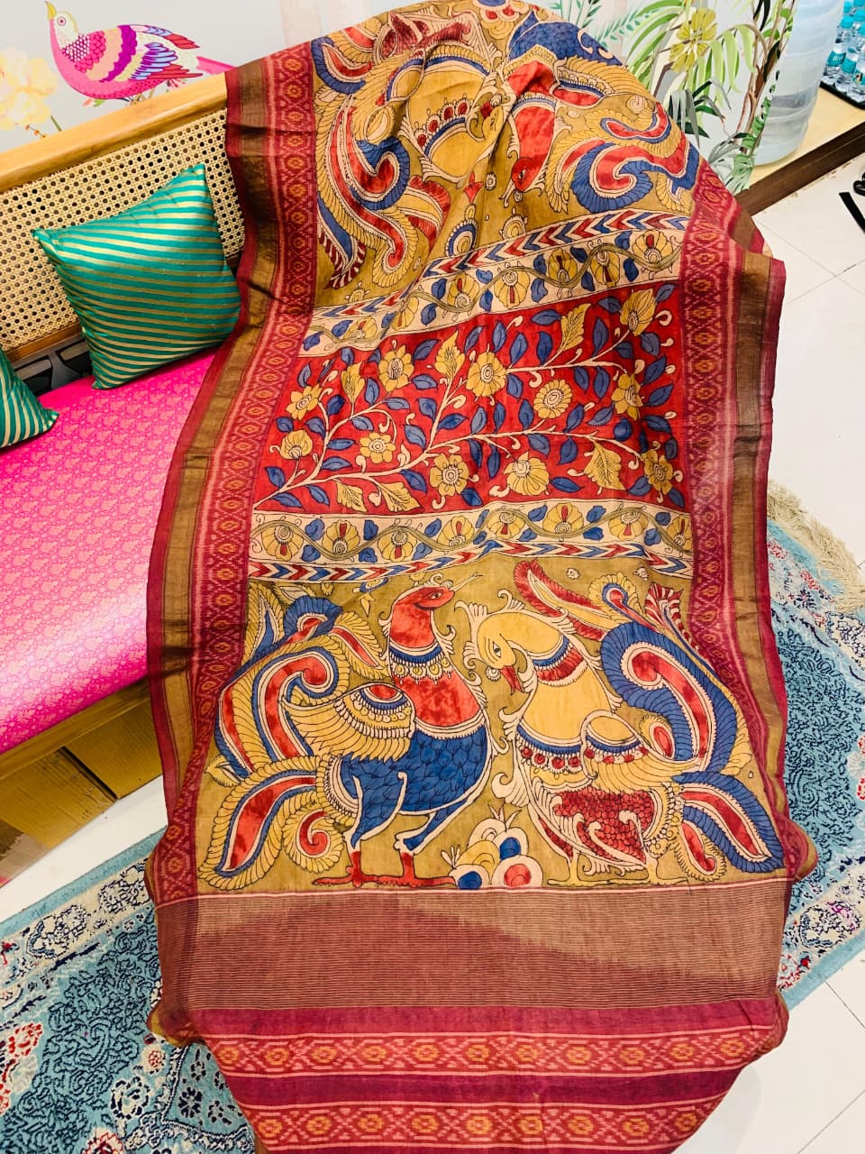 Parijyot (Heritage Patola Kalamkari Dupatta)