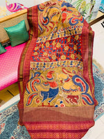 Parijyot (Heritage Patola Kalamkari Dupatta)