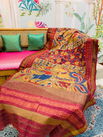 Parijyot (Heritage Patola Kalamkari Dupatta)