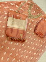 Kusheyi (Golden Tissue Dabka Suit)