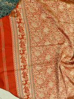 Mrigakshi (Golden Kadwa Shikargah Dupatta)