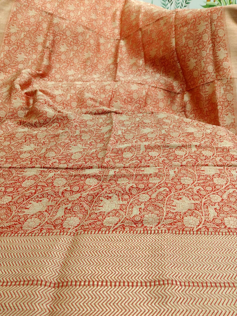 Mrigendra (Royal Shikargah Kadwa Dupatta)