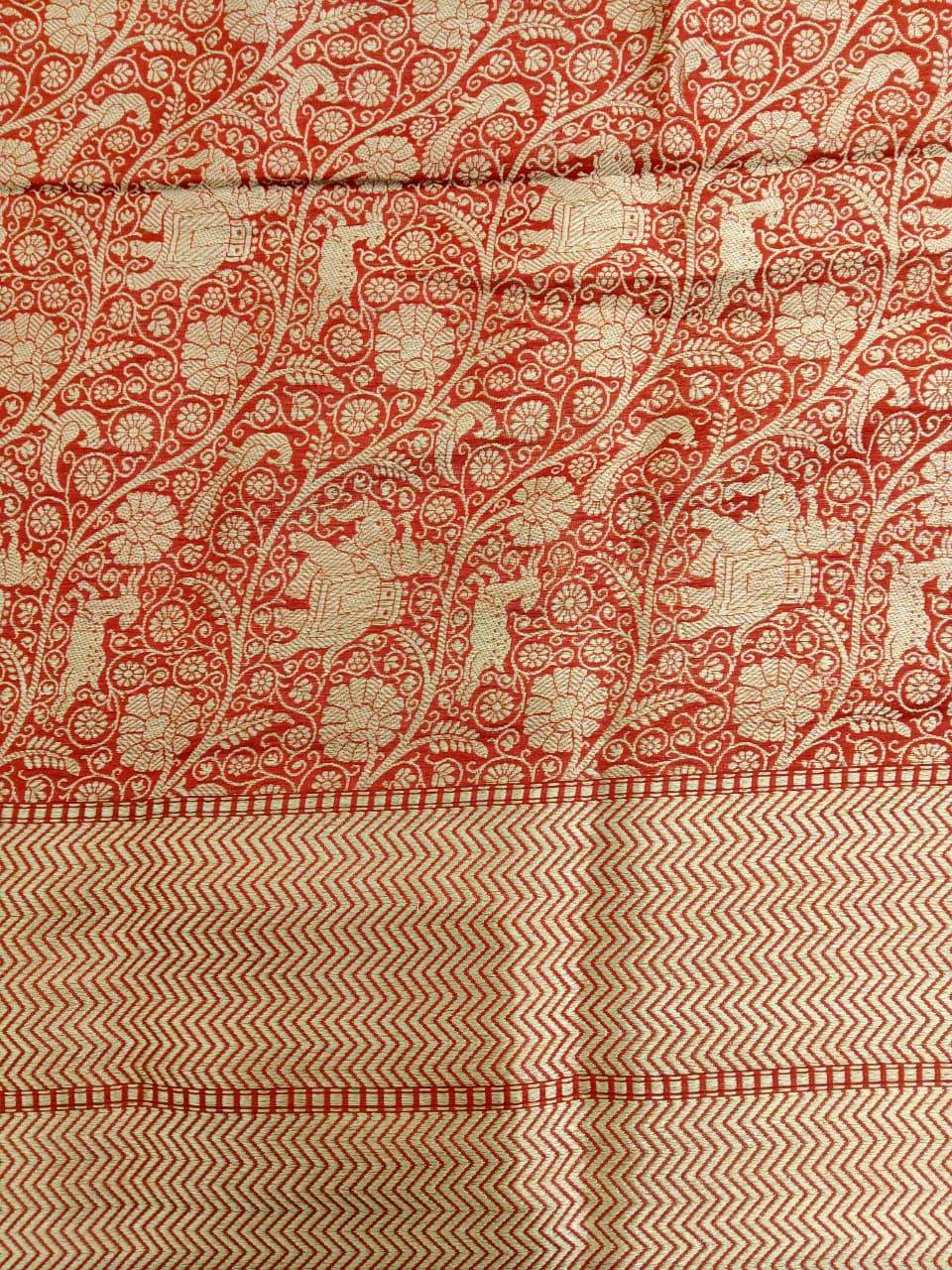 Mrigendra (Royal Shikargah Kadwa Dupatta)