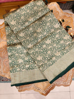 Vanamriga (Emerald Kadwa Shikargah Dupatta)