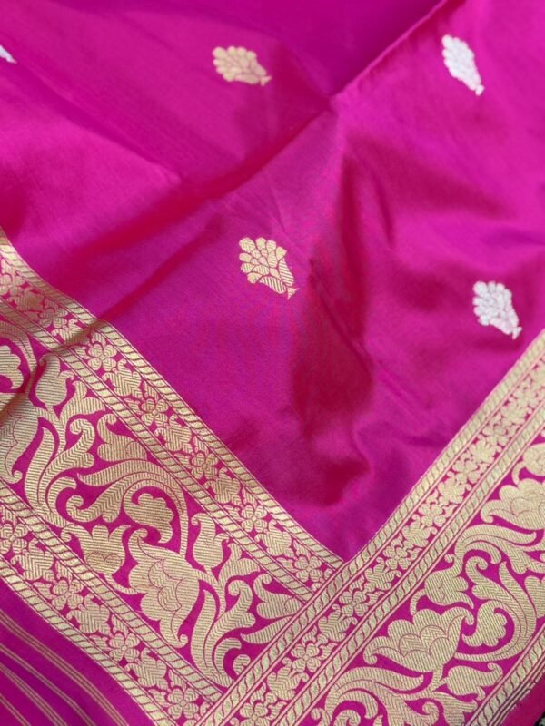 Pink reception sarees