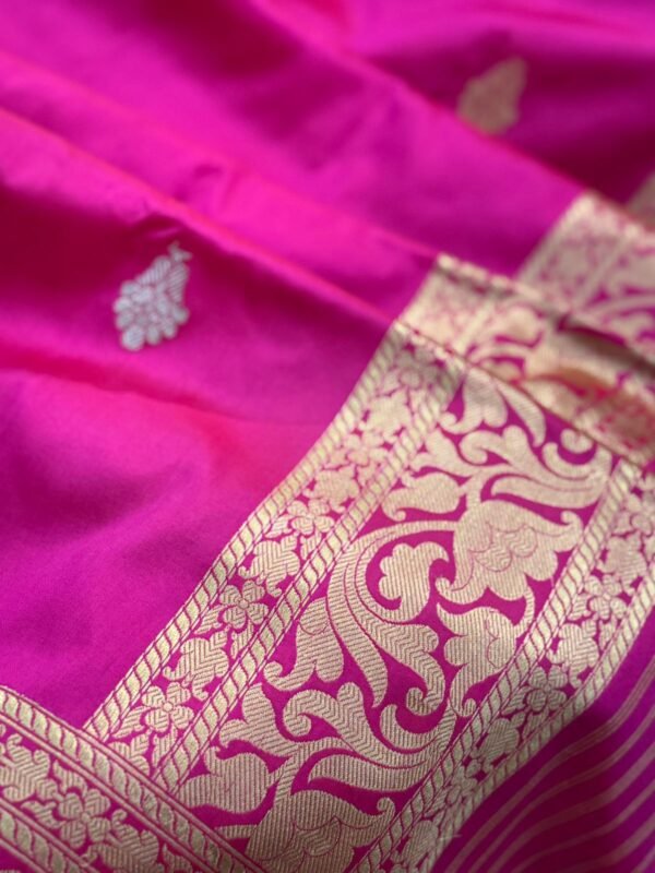 Pink reception sarees