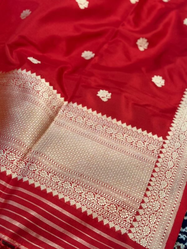 Red reception sarees