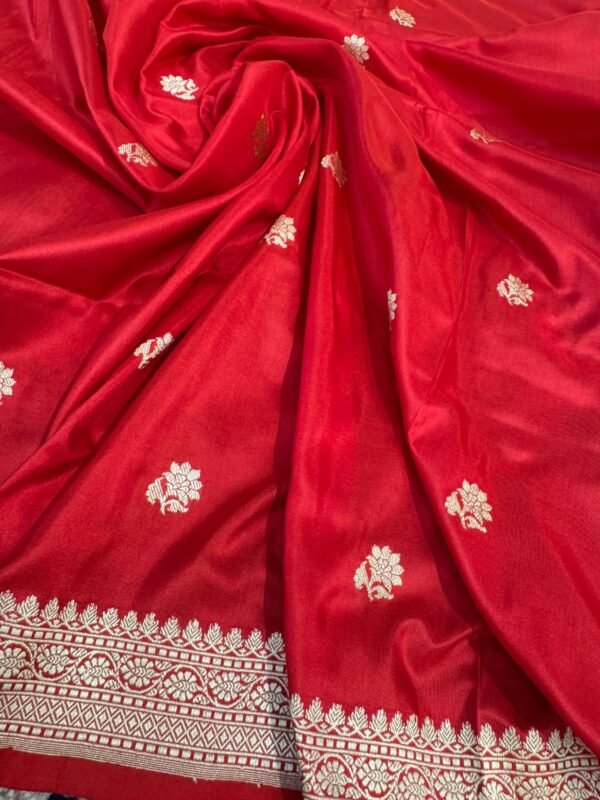 Red reception sarees