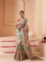 Printed Silk Banarasi Saree