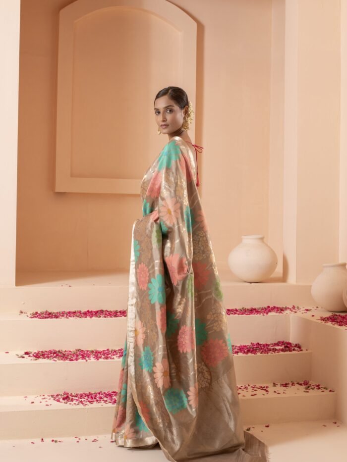 Printed Silk Banarasi Saree