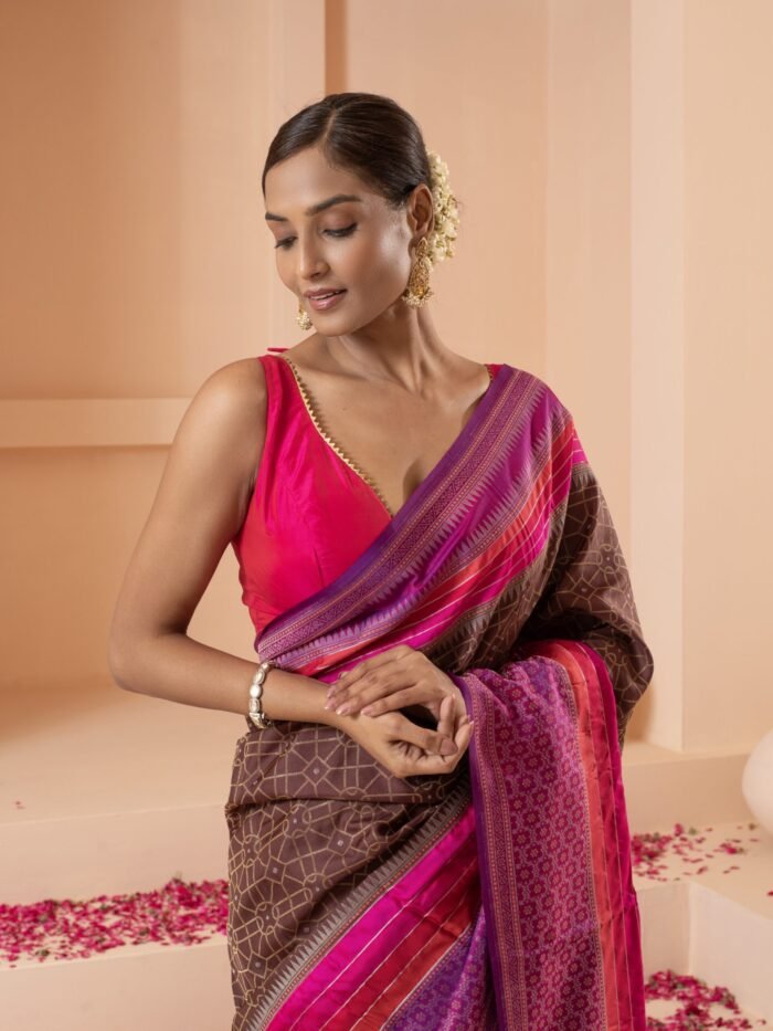 Pink Silk Luxury Saree