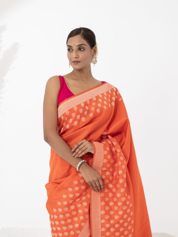 Orange Luxury Saree