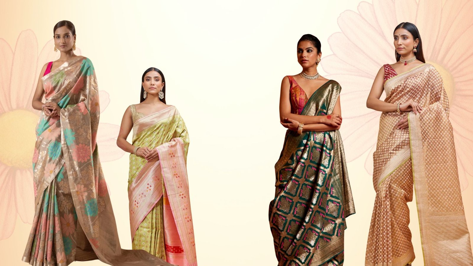 5 Stunning Ways to Style Banarasi Silk Sarees for Weddings and Festivals