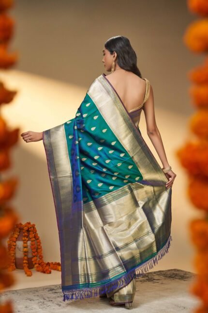 Blue Banarasi Sarees
