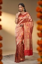 Red Banarasi Saree