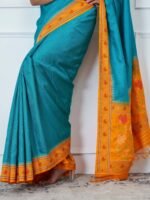 Kanaka (Ektara Checkered Jamdani Saree) - Image 5